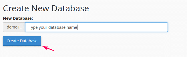 Create Mysql Database in cPanel