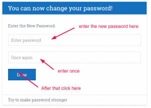password sms
