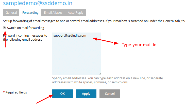 forwarding option 