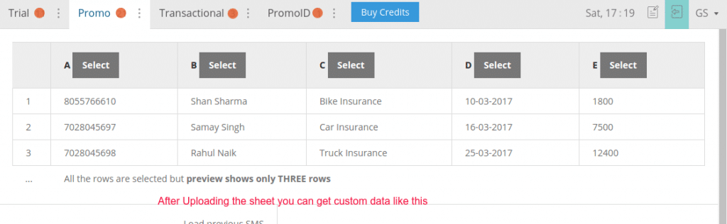 custom data