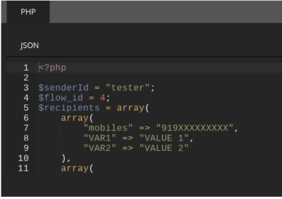 Bulk SMS API Sample Code