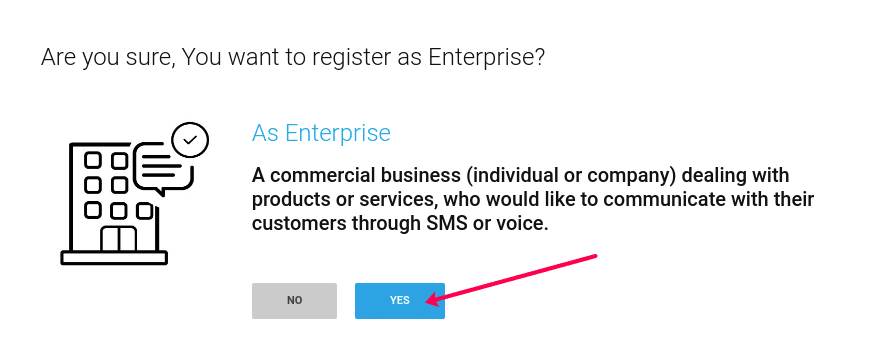 BSNL DLT Enterprise Registration