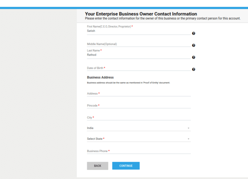 BSNL DLT Entity Customer Information